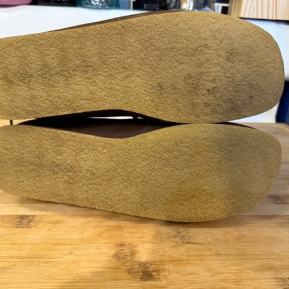 Clarks Men's Stinson Hi Chukka Boot Brown Oiled Leather – Wallabees - Picture 15 of 16